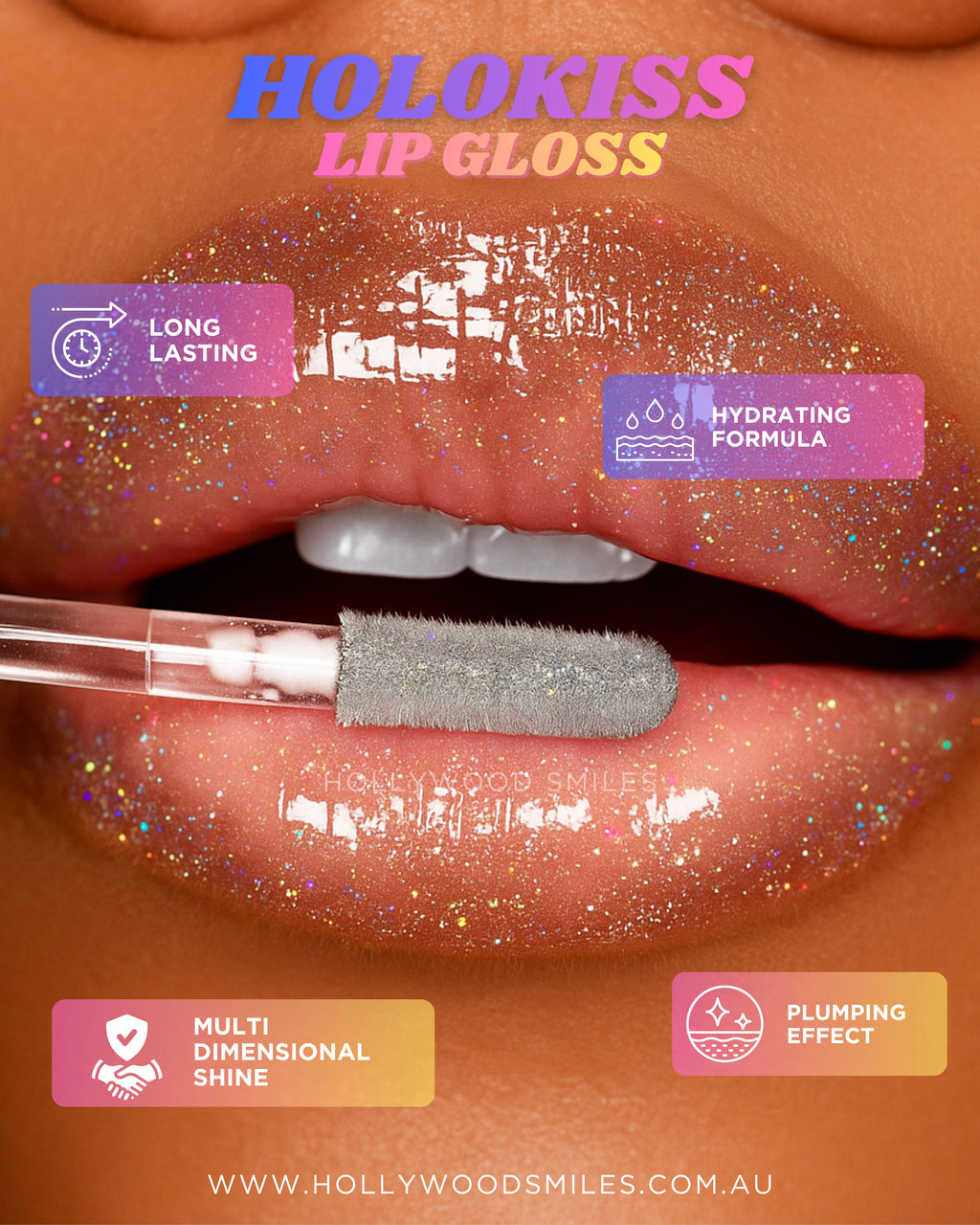 Holokiss Holographic Viral Lip Gloss