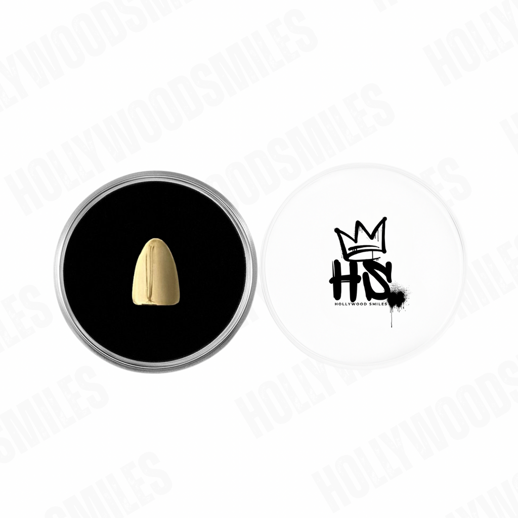 18k Gold Medium Tooth Charm Cap My Store