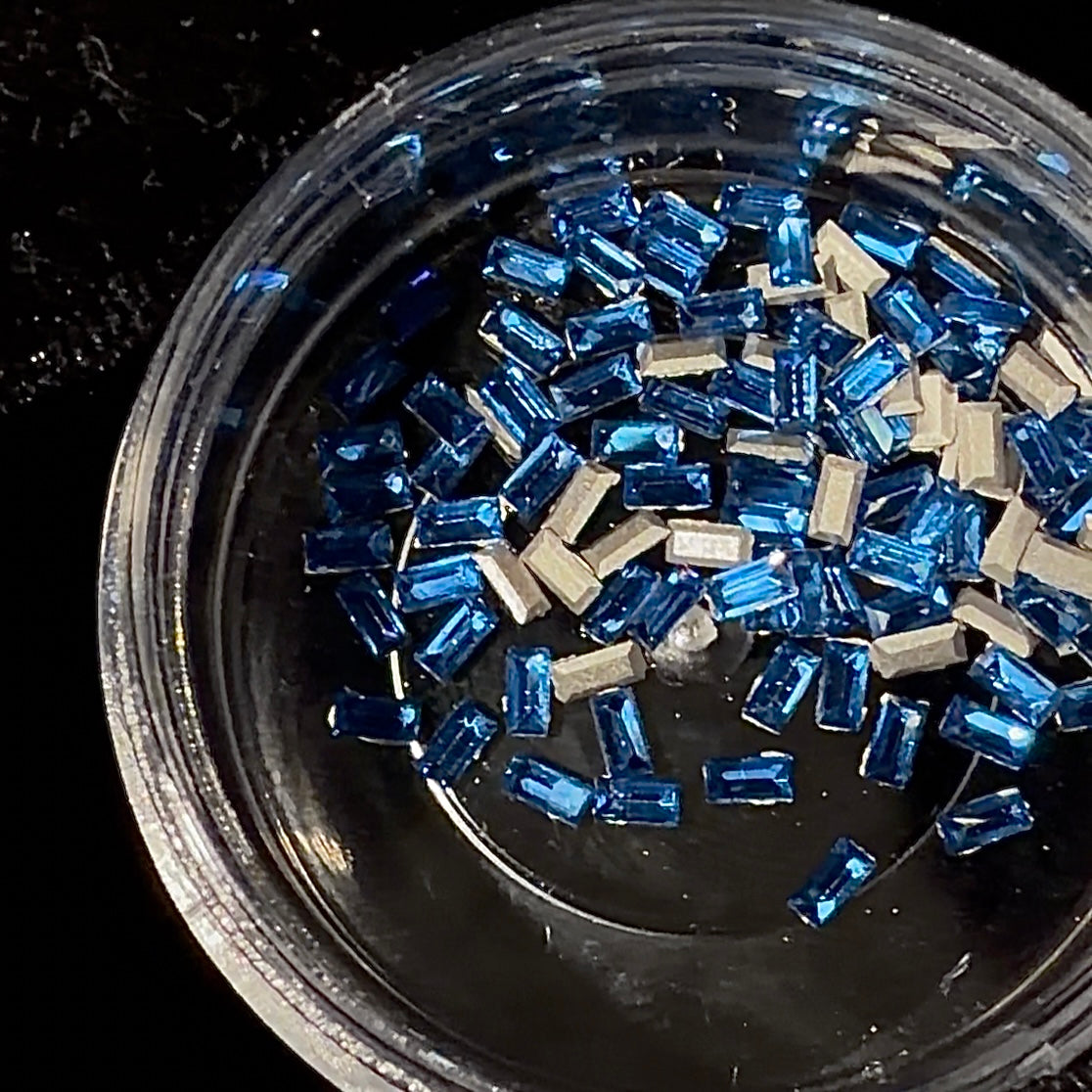 Mini CZ Baguette Tooth Gem