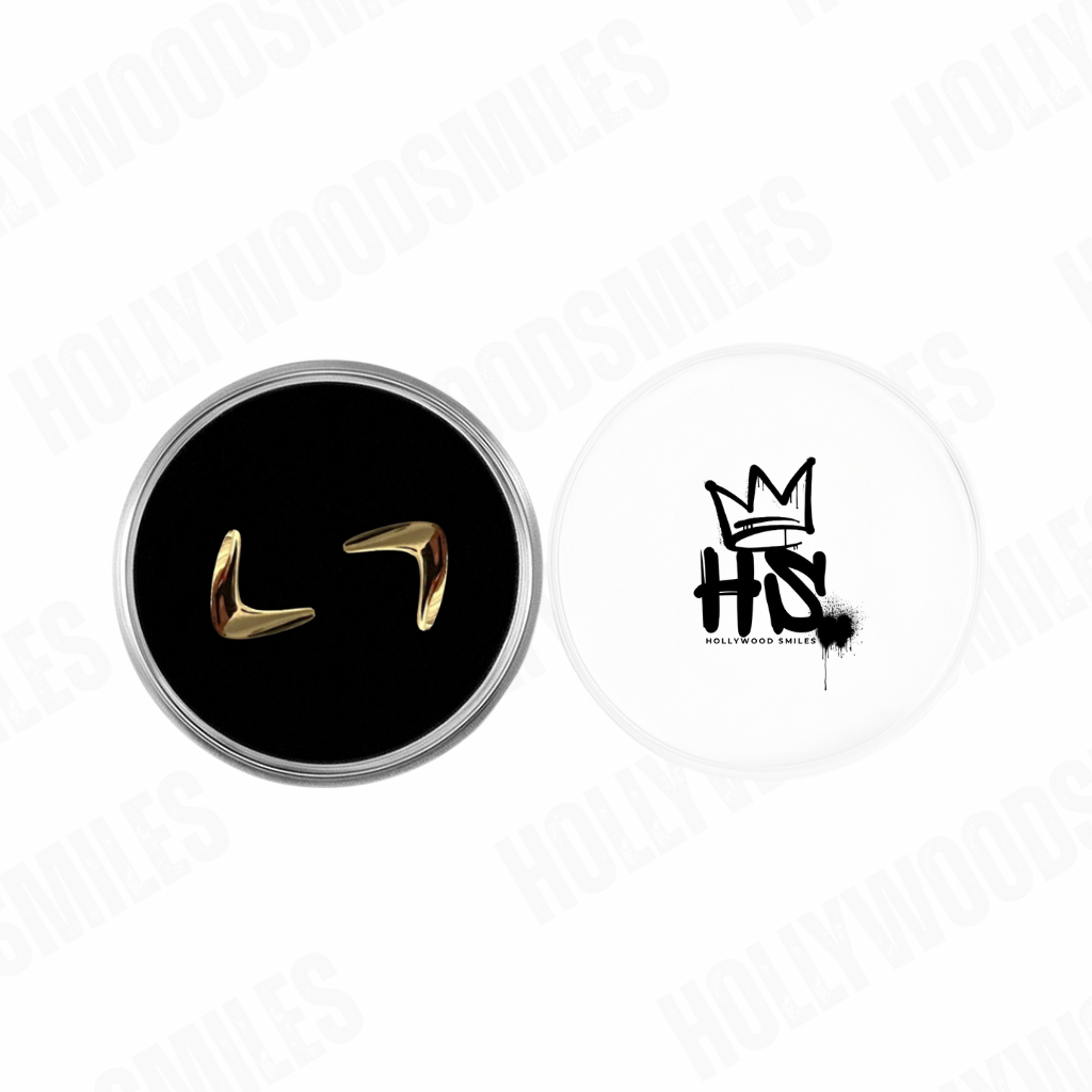 18k Gold Incisor L Shaped Tooth Charm My Store