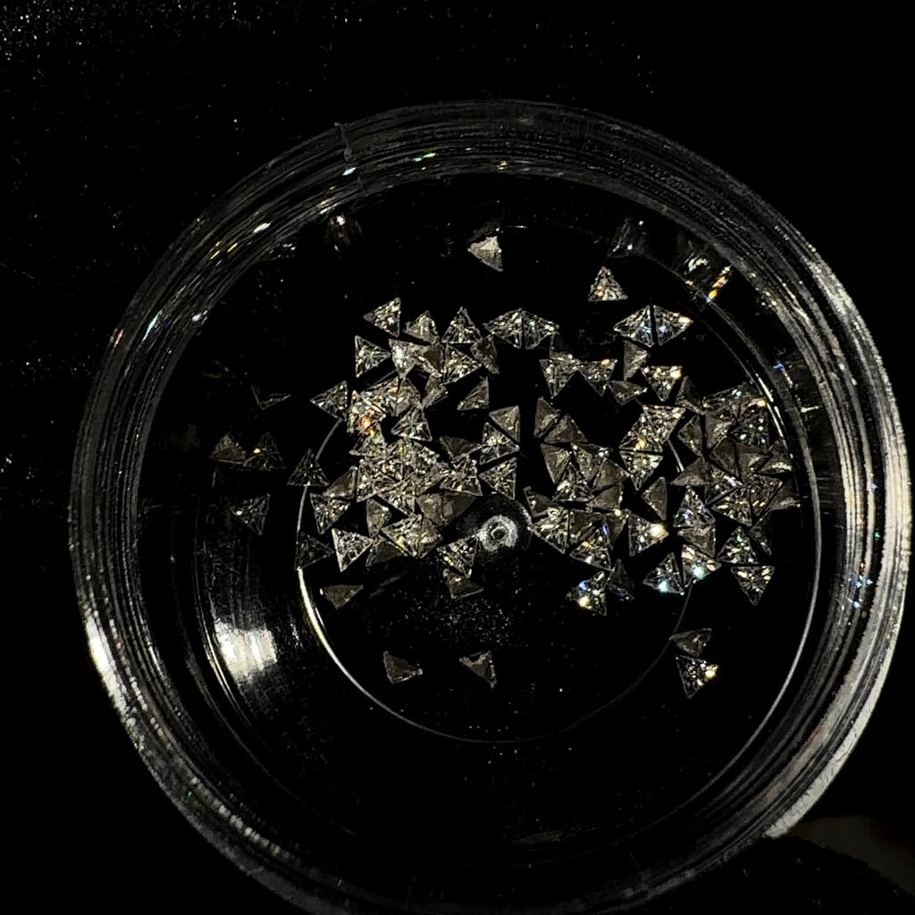 Mini CZ Triangle Cut Tooth Gem