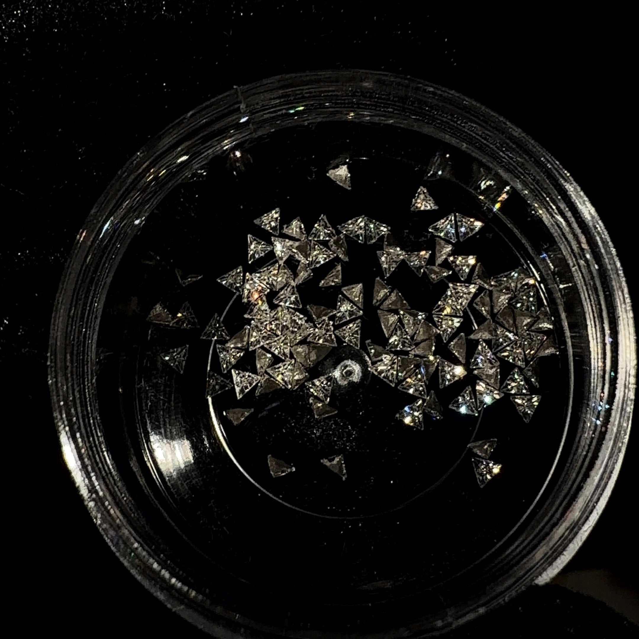 Mini CZ Triangle Cut Tooth Gem