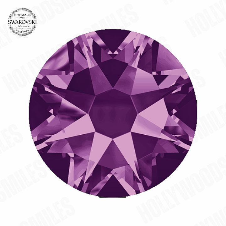 Swarovski Amethyst Tooth Gem