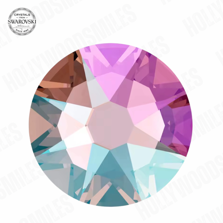 Swarovski Lt Rose Shimmer Tooth Gem