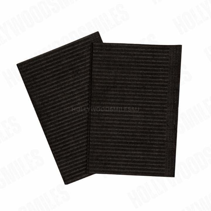 Disposable black bibs My Store