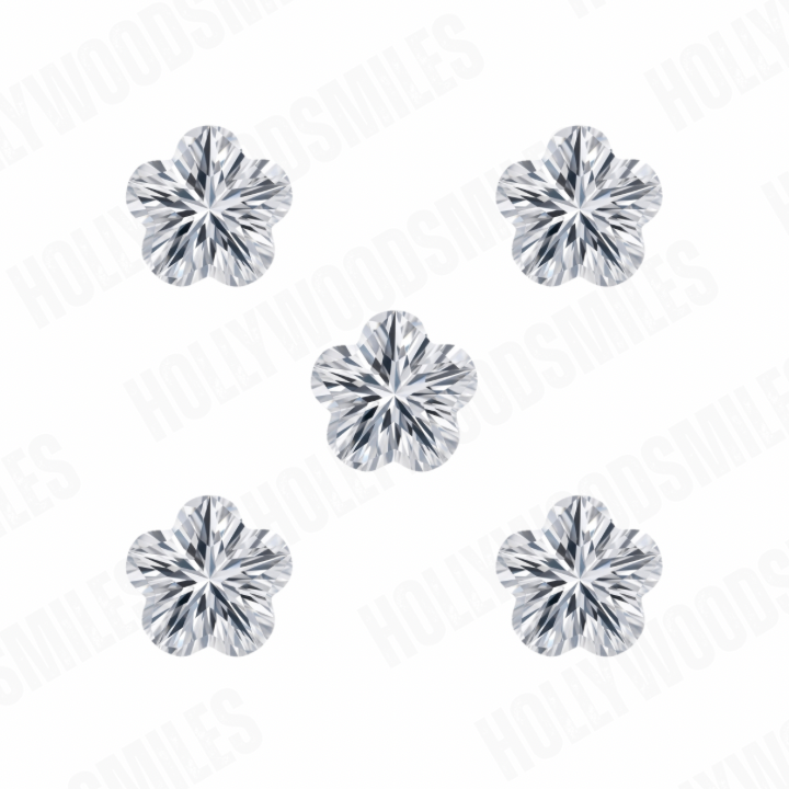 Mini CZ Flower Tooth Gem My Store