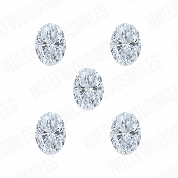 Mini CZ Oval Tooth Gem My Store