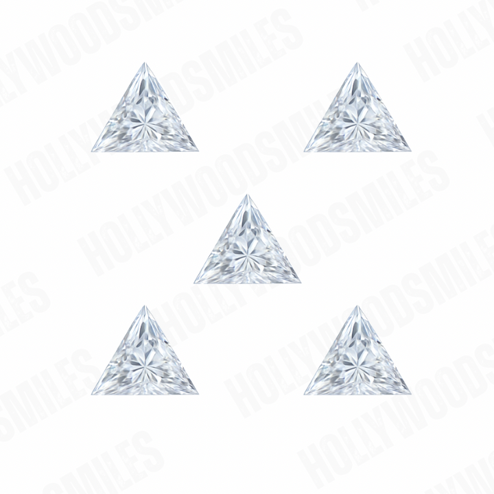 Mini CZ Triangle Cut Tooth Gem My Store