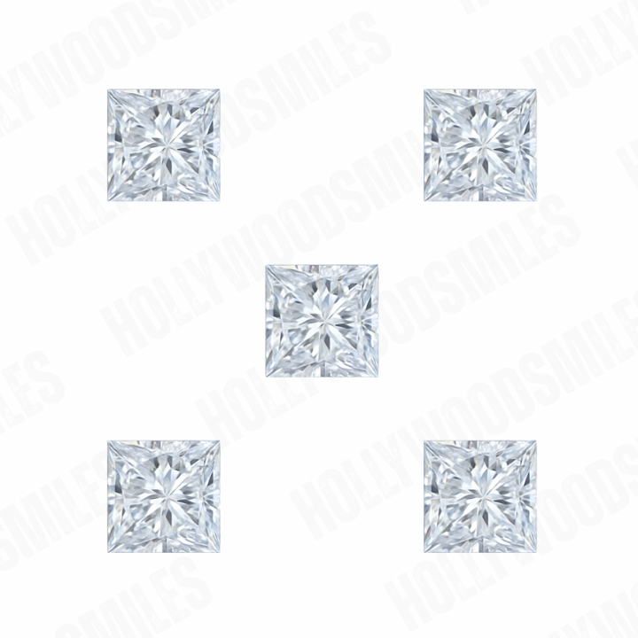 Mini CZ Princess Cut Tooth Gem My Store
