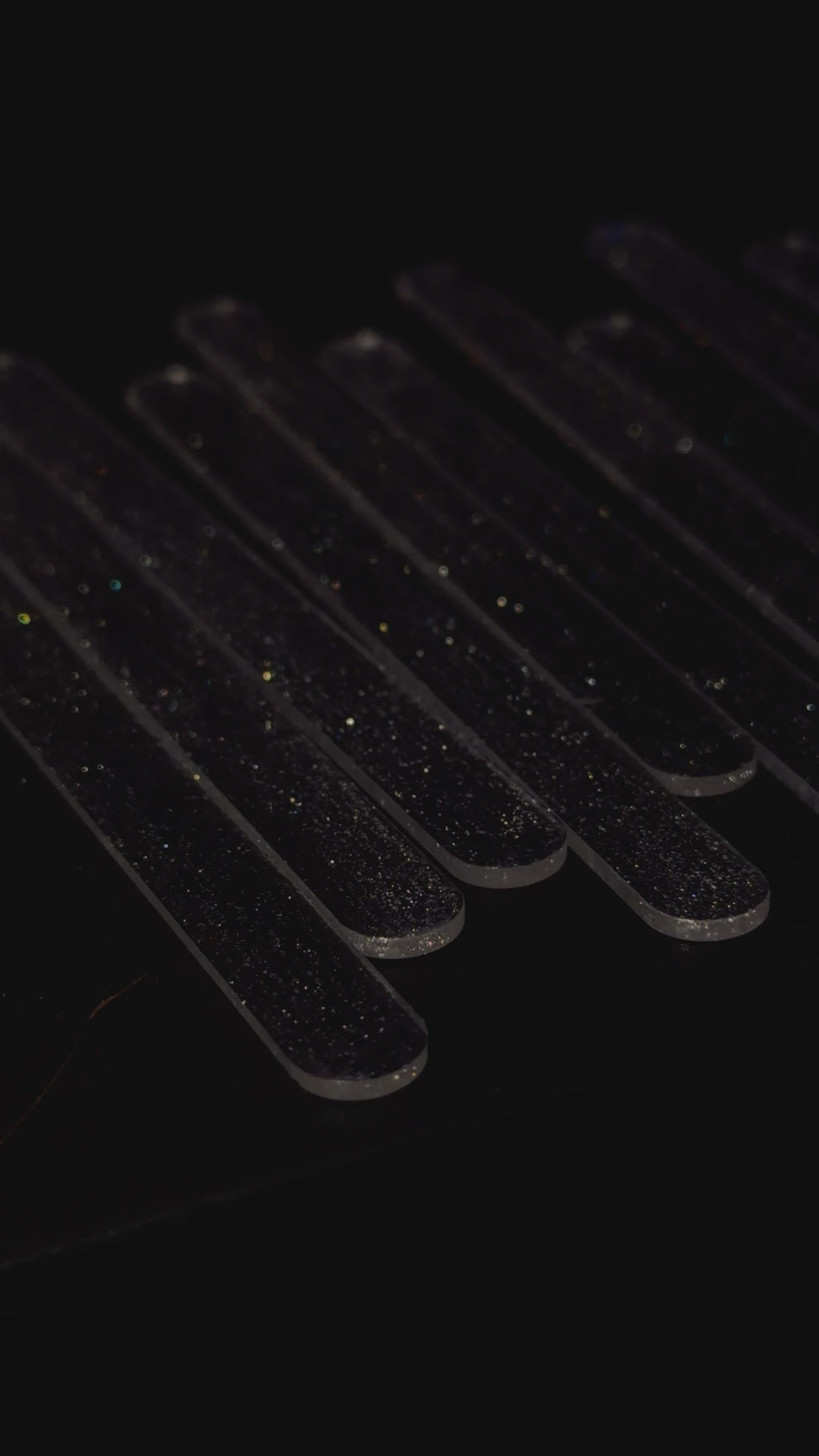 Sparkly Tooth Gem Display Sticks