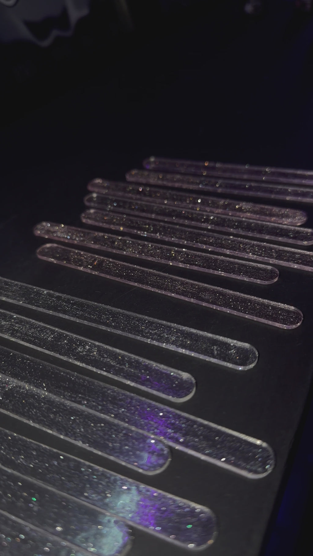 Sparkly Tooth Gem Display Sticks